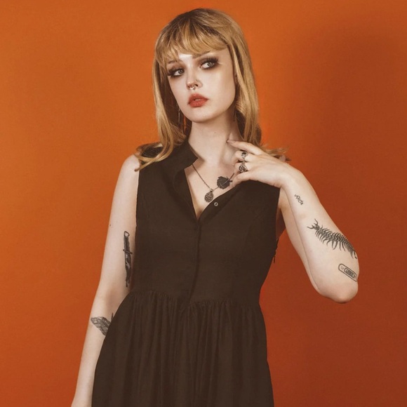 Lively Ghosts Solitary Shadow Sleeveless Dress - Picture 2 of 8